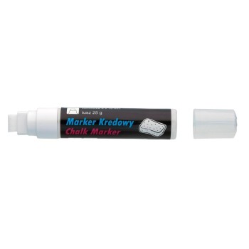 Marker kredowy końcówka 15x8mm biały TO-290 02 TOMA