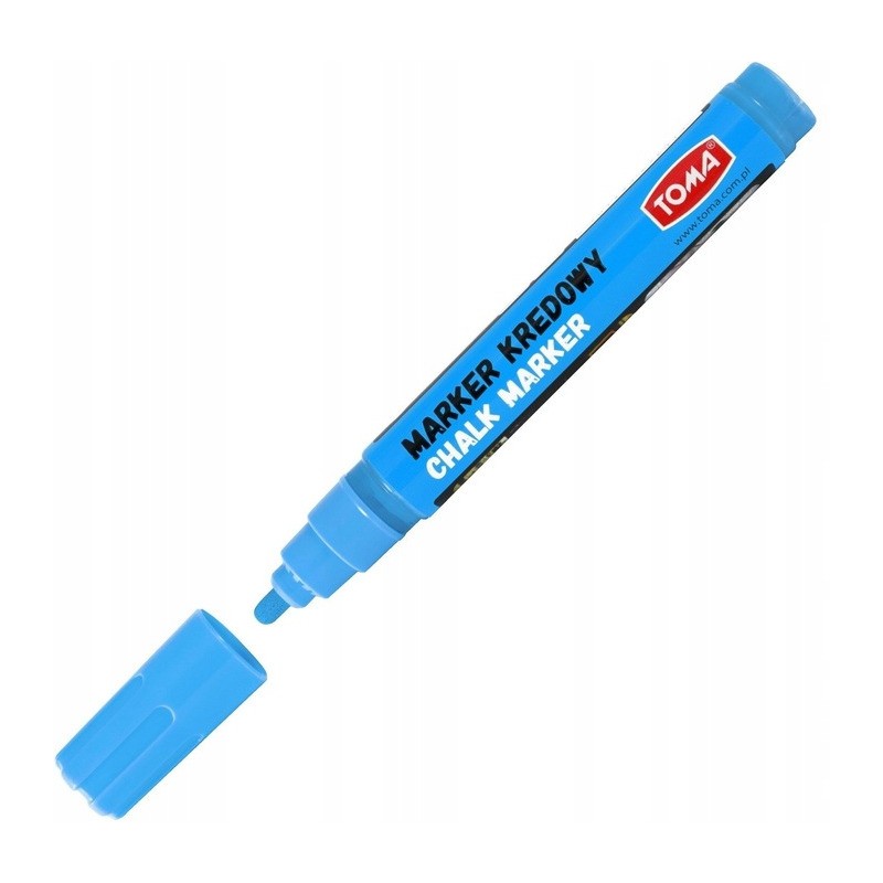 Marker kredowy końcówka 4.5mm niebieski TO-292 12 TOMA