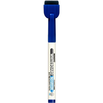 Marker suchościeralny niebieski mini z czyścikiem i magnesem TT8119 MUNGYO