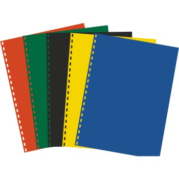 Okładki do bindowania A4 200mic 100 sztuk żółte OK-17-34 BIURFOL