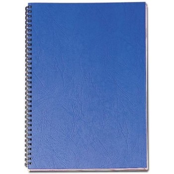 Okładki skórpodobne DELTA granatowe (100szt.) 5371305 FELLOWES