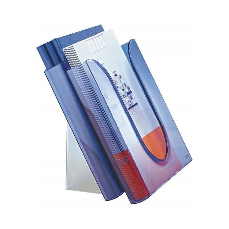 Półka na katalogi LEITZ przezroczysty niebieska 54010034