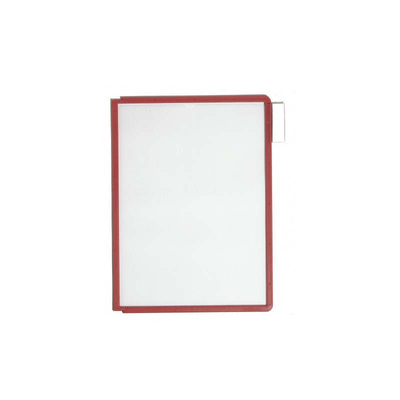 Panel informacyjny A4 (5 sztuk) czerwony (ramka) 560603 SHERPA DURABLE
