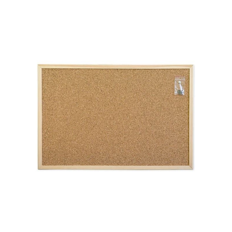 Tablica korkowa 90x60 r.drewniana WIELKOR
