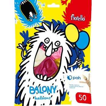 Balon 10" metalizowany fioletowy (100szt.) 170-2636 FIORELLO
