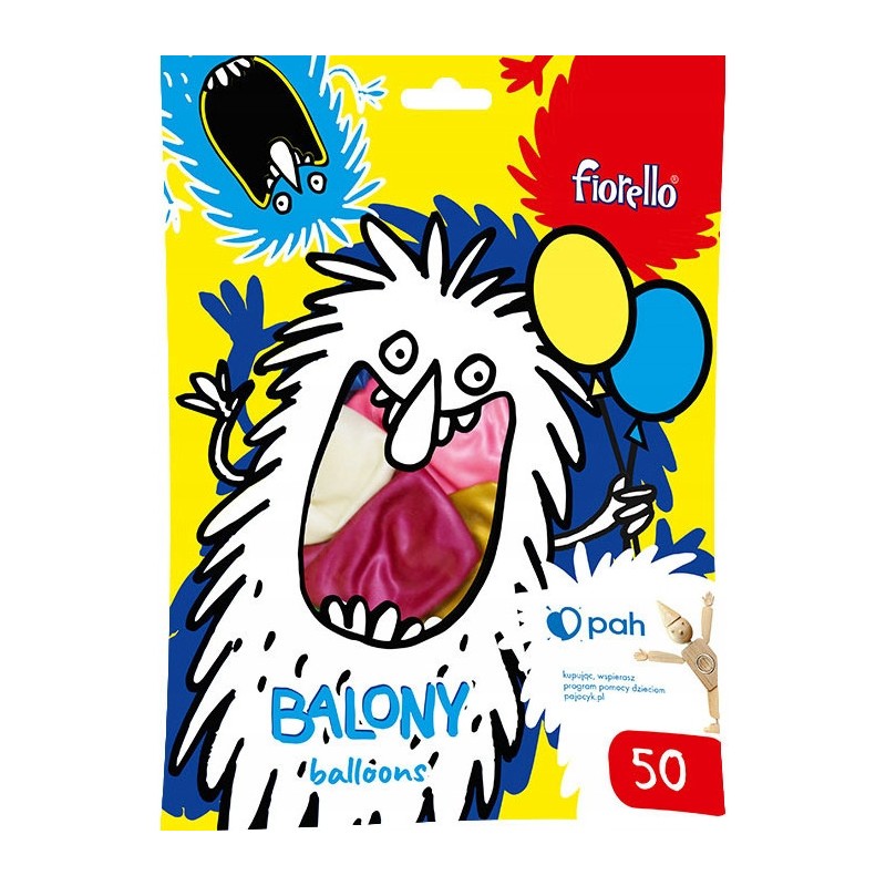 Balon 10" metalizowany fioletowy (100szt.) 170-2636 FIORELLO
