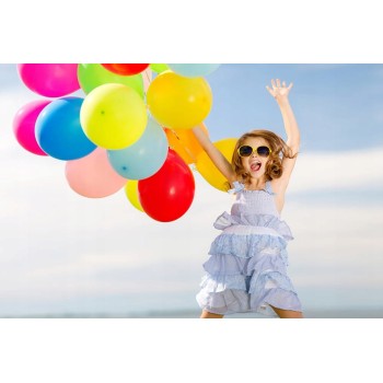 Balony 12` metalizowane CZERWONE (50szt.) 170-2634 FIORELLO