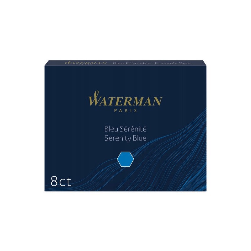 Naboje WATERMAN niebieskie (8szt.) S0110860