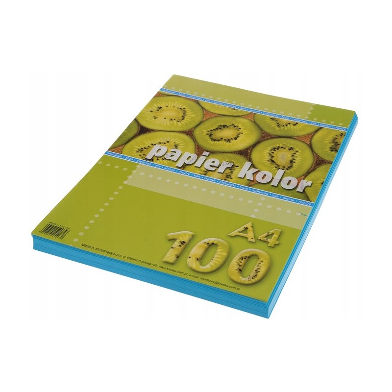 Papier ksero A4 KRESKA niebieski 100ark