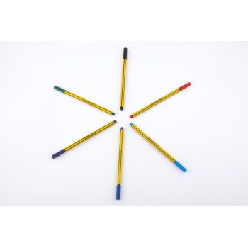 Cienkopis D400 6szt.mix 105228 LEVIATAN D.RECT