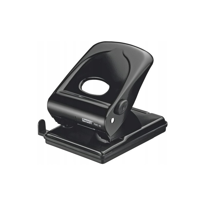 Dziurkacz FMC40 RAPID czarny 40 kartek duży metalowy 21835601