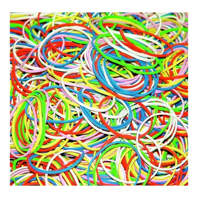 Gumki recepturki 1kg 60mm mix kolor 7786001-99 DONAU