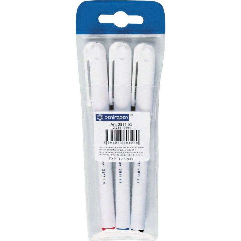 Cienkopis art Liner 2811 (3szt.) czany,czerwony,niebieski CENTROPEN