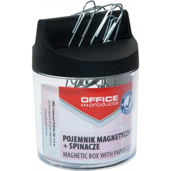 Spinacze okrągłe 26mm w pudełku magnetycznym (100szt.) OFFICE PRODUCTS 18184421-99