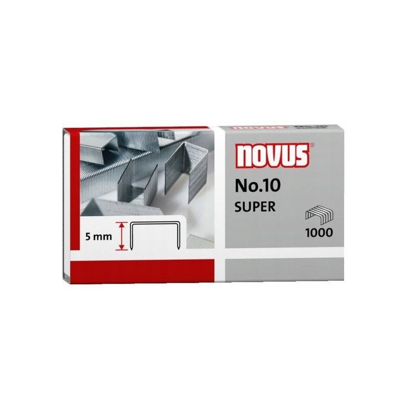 Zszywki No 10 NOVUS (1000szt) 040-0003