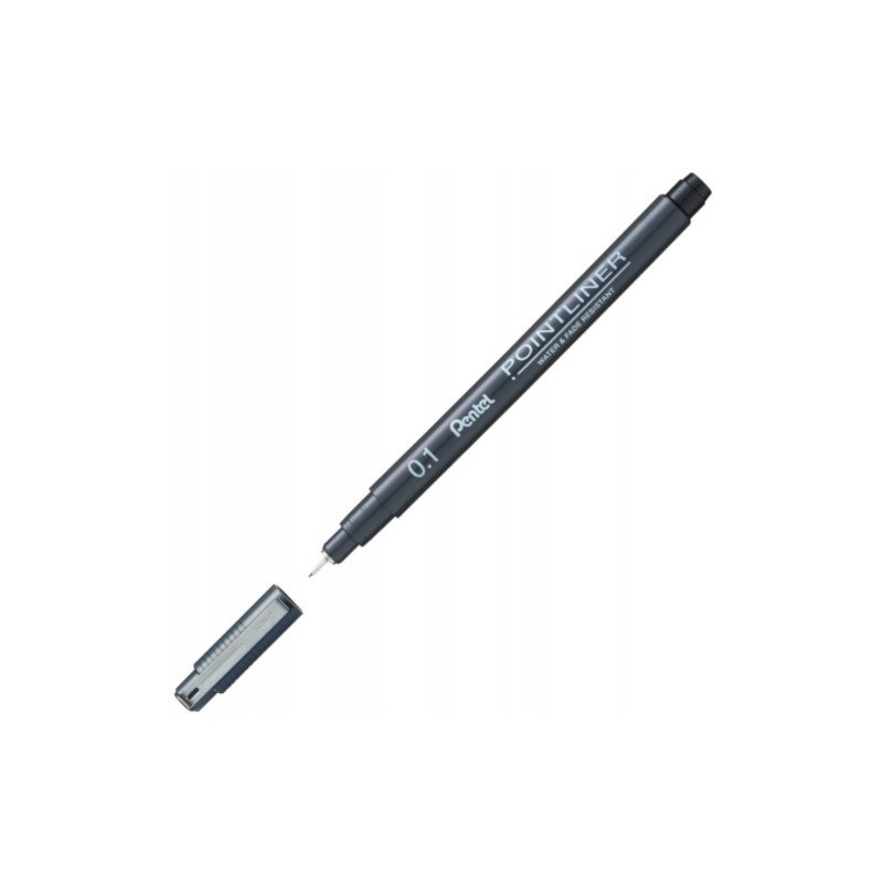 Cienkopis POINTLINER 0,1mm czarny S20P-1A PENTEL
