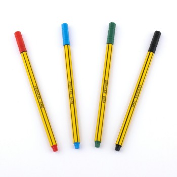 Cienkopis D400 4szt. mix kolorów 105227 LEVIATAN