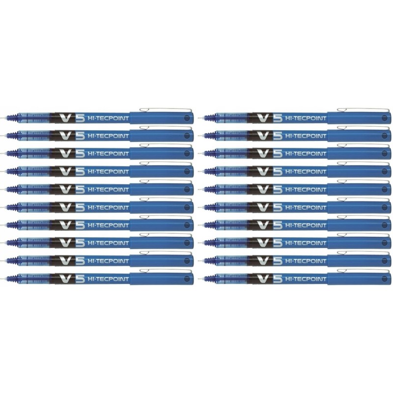 Cienkopis V5 bonus pack 20szt niebieski PIBX-V5-L-BOX