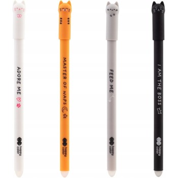 Długopis wymazywalny KITTY 0,5mm niebieski HA 4120 01KI-3 Happy Color