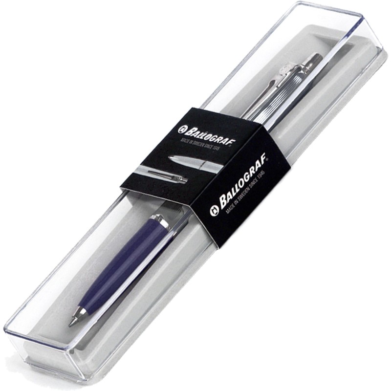 Długopis automatyczny BALLOGRAF EPOCA CHROME granatowy BA-102 34 1 TOMA