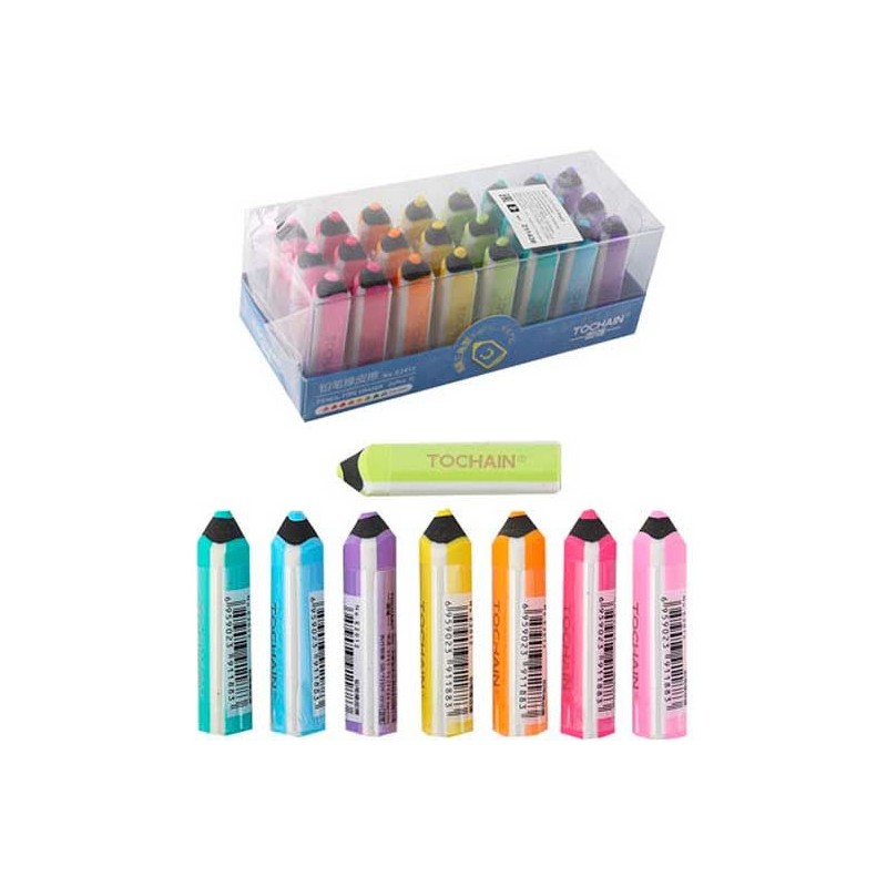 Gumka do ołówków Nano Kredka 16x16x64mm TO E2012