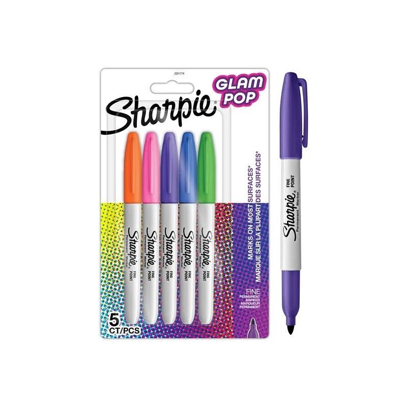 Markery permanentne SHARPIE Glam Pop (5 kolorów) 2201774