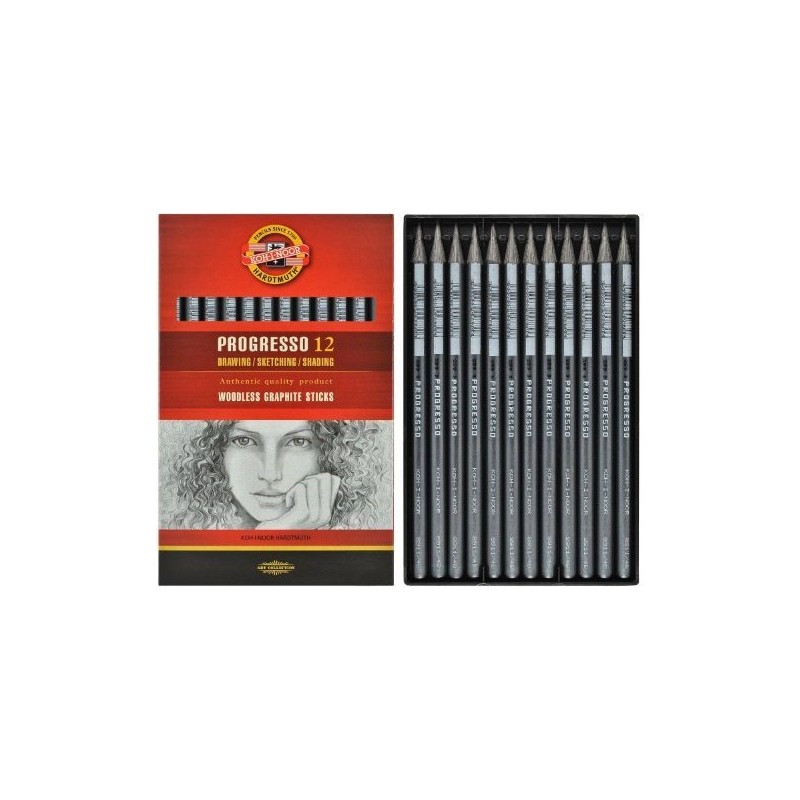 Ołówek PROGRESSO 6B (12szt.) 8911 KOH-I-NOOR