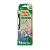Pióro kulkowe ENERGEL 3x niebieski, 1x czarny komplet 4sztuk BL77E PENTEL