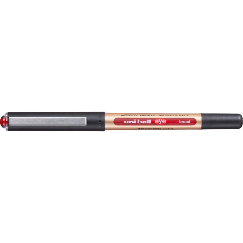 Pióro kulkowe UNI UB-150E ekologiczne czerwone UNUB150E/CE