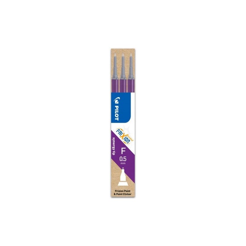 Wkład FRIXION POINT 0,5mm fioletowy (3szt) BLS-FRPS-V-S8 PILOT