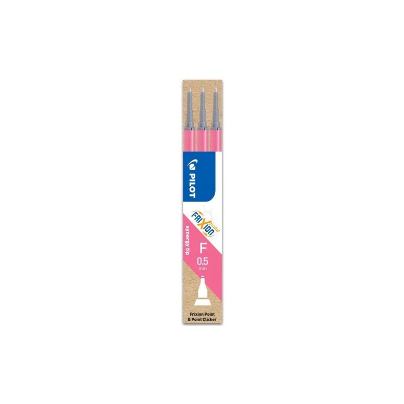 Wkład FRIXION POINT 0,5mm różowy (3szt) BLS-FRPS-P-S7 PILOT