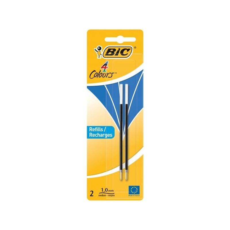 Wkład niebieski do długopisów 4 Colors (2sztuki) 931778 BIC