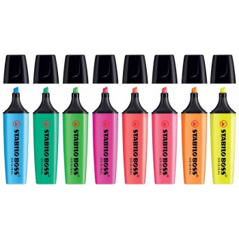 Zakreślacz STABILO BOSS 70/8 komplet 8szt.