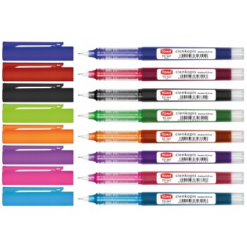 Cienkopisy kapilarne 0,5mm 8 kolorów TO-347 TOMA