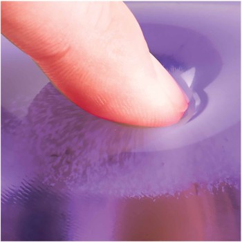 Podkładka żelowa przed klawiaturę fioletowa Crystal 91437 FELLOWES