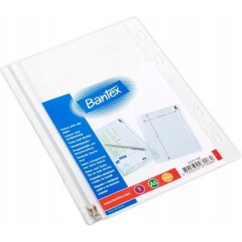 Koszulki groszkowe na suwak A5 140mic 10 sztuk 100550060 BANTEX