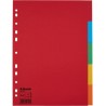 Przekładki karton A4 5 kart ESSELTE 100199 kolorowe bez karty opisowej