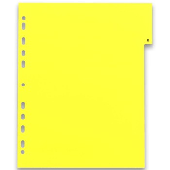 Przekładki A4 MAXI A-Z kolor PP alfabetyczne 100204733 OXFORD