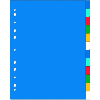 Przekładki do segregatora A4+ MAXI 12 sztuk PP kolorowe 100205086 OXFORD