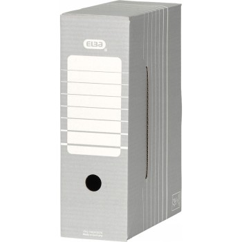 Pudło archiwizacyjne pudełko na dokumenty 10cm szare TRIC 100333274 ELBA