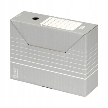Pudło archiwizacyjne pudełko na dokumenty 10cm szare TRIC 100333274 ELBA