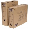 Pudło archiwizacyjne pudełko na dokumenty 9,5cm brązowe kartonowe TRIC 100552625 ELBA