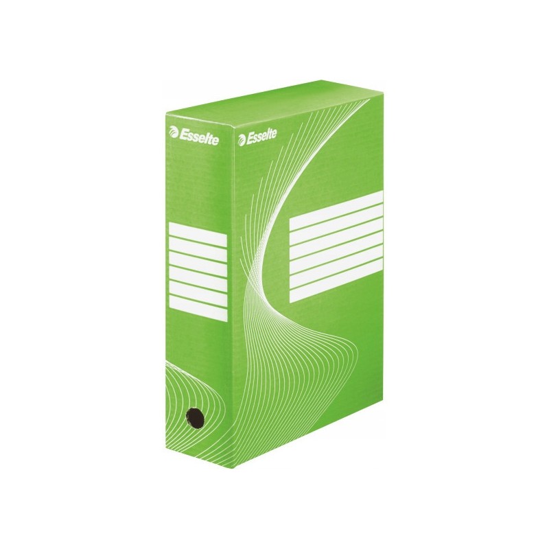 Pudło archiwizacyjne na dokumenty 100mm Standard zielone 128424 ESSELTE