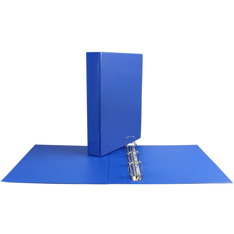 Segregator na dokumenty PANORAMA A4 4 ringi 35mm D25 niebieski SE-45-03 BIURFOL