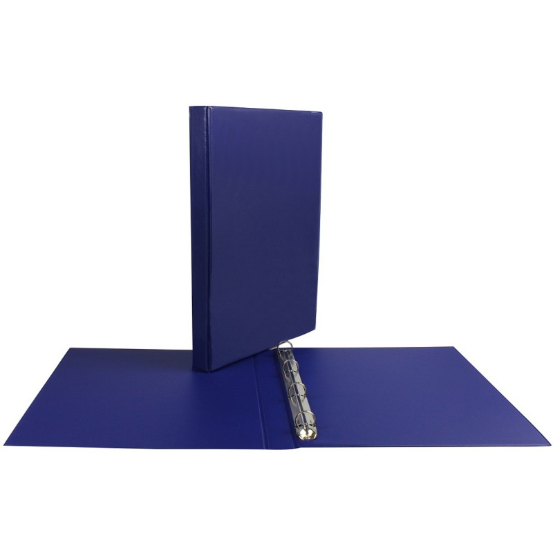 Segregator na dokumenty PANORAMA A4 4 ringi 25mm R16 granatowy SE-44-02 BIURFOL