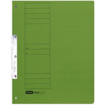 Skoroszyt wpinany do segregatora hakowy A4 zielony 100551886 ELBA