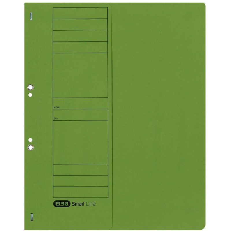Skoroszyt oczkowy 1/2 A4 zielony 100551879 ELBA