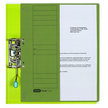 Skoroszyt oczkowy 1/2 A4 zielony 100551879 ELBA