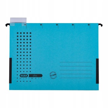 Teczka zawieszana na dokumenty CHIC ULTIMATE harmonijkowa niebieska 100552099 ELBA