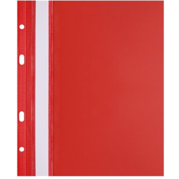 Skoroszyt na dokumenty twardy A5 wpinany do segregatora 10 sztuk czerwony SH-11-01 BIURFOL